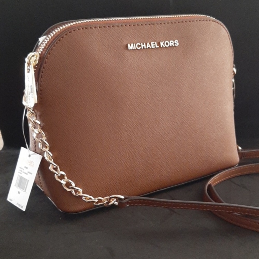MK Large Cindy Luggage Crossbody Bag NWT - Picture 3 of 8